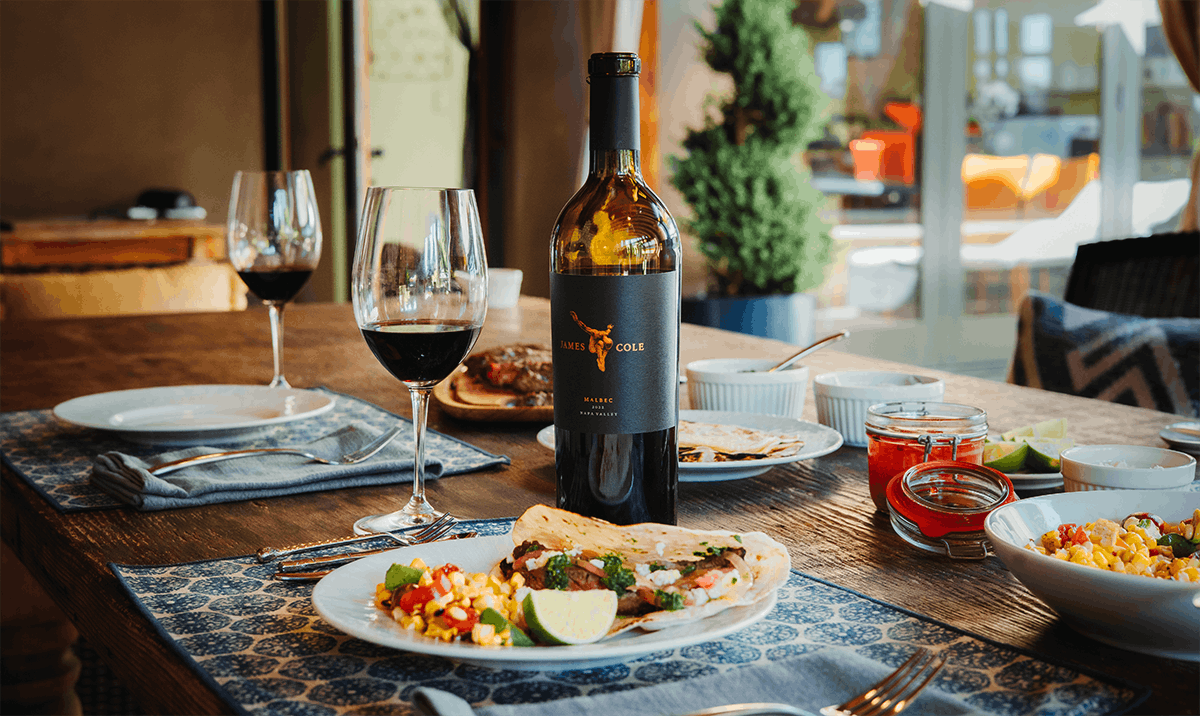 Tacos malbec